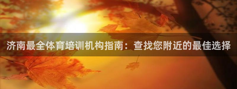 欧陆娱乐计划app官方正版安装下载：济南最全体育培训