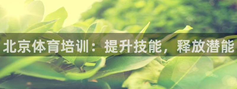 欧陆娱乐平台官网：北京体育培训：提升技能，释放潜能