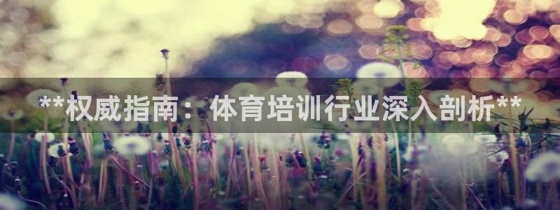 欧陆娱乐官网网址大全：**权威指南：体育培训行业深入