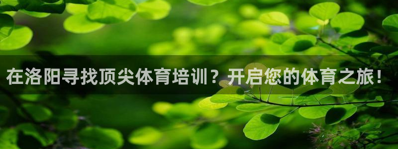 欧陆娱乐官网注册中心下载：在洛阳寻找顶尖体育培训？开