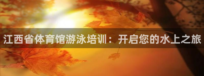 欧陆官网下载：江西省体育馆游泳培训：开启您的水上之旅