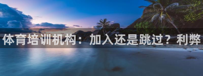 欧陆娱乐计划app官方正版安装下载苹果：体育培训机构